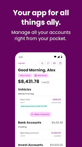 Ally: Bank, Auto & Invest screenshot 4