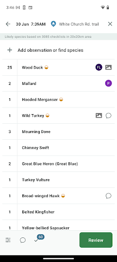 eBird by Cornell Lab screenshot 2