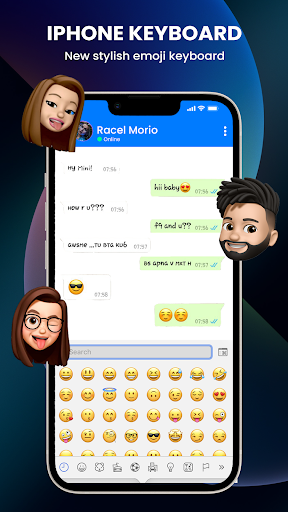 iPhone Keyboard screenshot 1