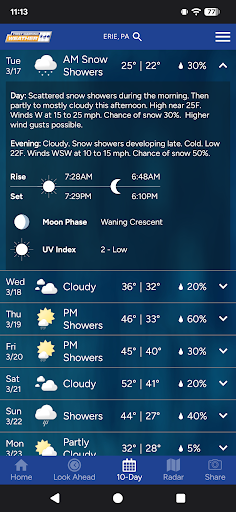 Erie Weather screenshot 2