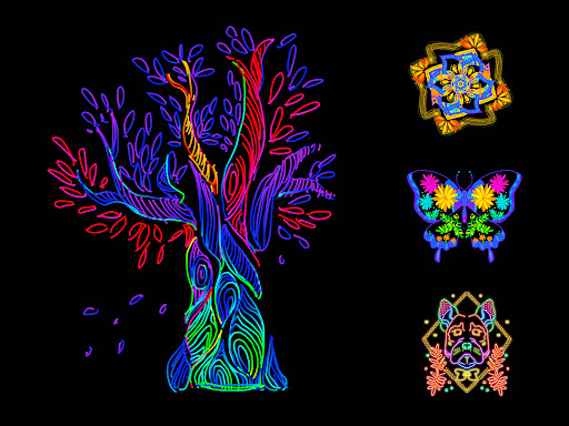 Doodle Master - Glow Art screenshot 5