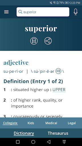 Dictionary - Merriam-Webster screenshot 2