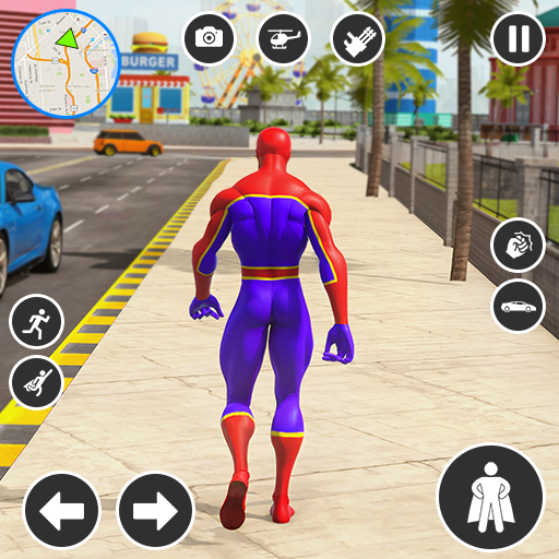 Spider Robot Hero Car Games