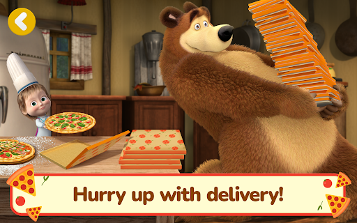 Masha and the Bear Pizza Maker screenshot 4