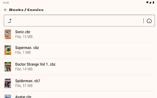 Comic Book Reader (cbz/cbr) screenshot 11