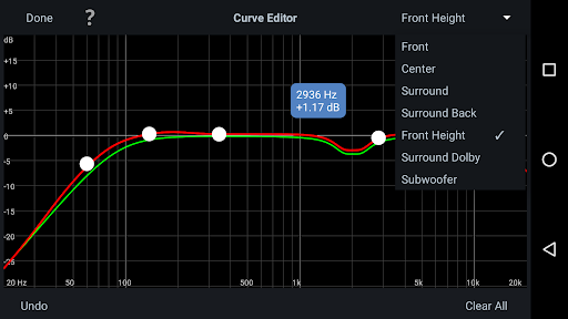 Audyssey MultEQ Editor app screenshot 13