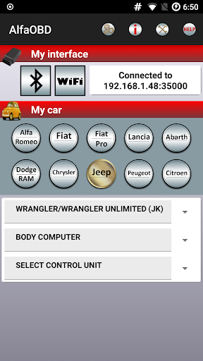 AlfaOBD screenshot 1