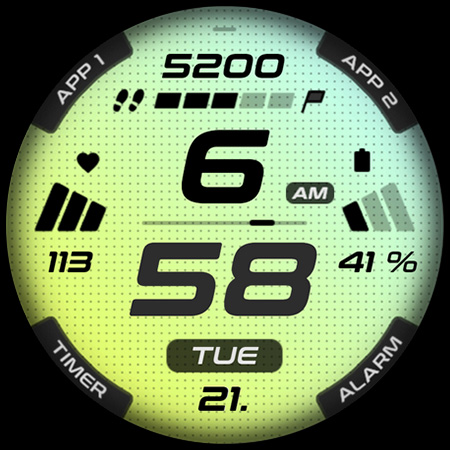 SPORT xR: Watch face screenshot 3