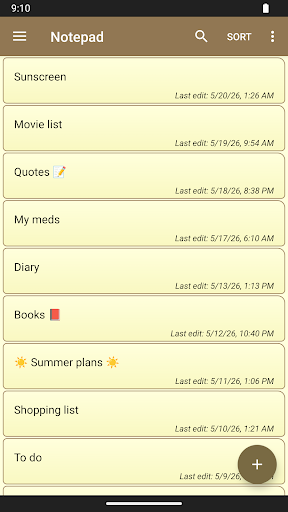 Notepad - simple notes screenshot 11