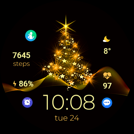 TVV Christmas 2 Watch Face screenshot 14