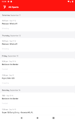 FloSports: Watch Live Sports screenshot 8