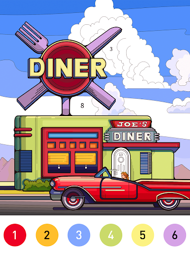 Nostalgia Color by number game screenshot 4