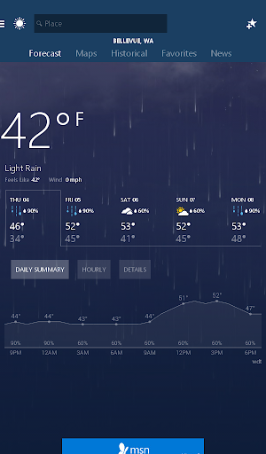 MSN Weather - Forecast & Maps screenshot 13
