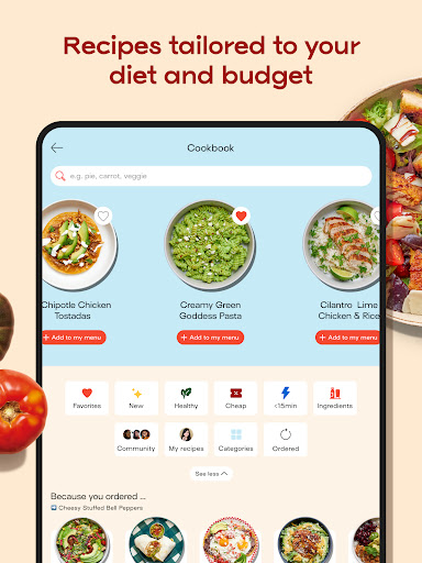 Jow - easy recipes & groceries screenshot 12