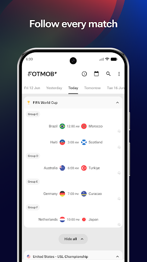 FotMob - Soccer Live Scores screenshot 1