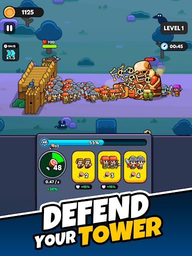 Tiny Warriors Rush - Idle TD screenshot 3