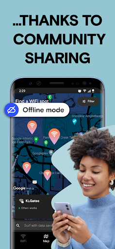 Instabridge: WiFi Hotspot Map screenshot 1