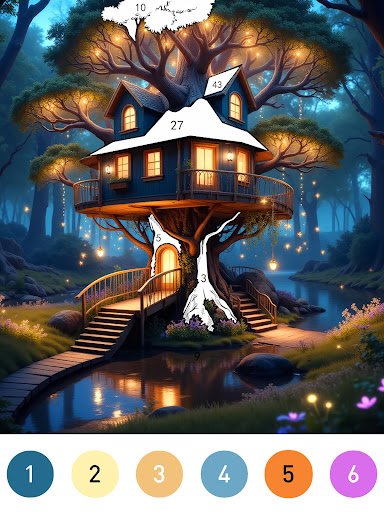 Fantasy Color By Number Game screenshot 21
