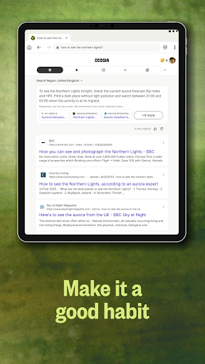 Ecosia: Search to plant trees screenshot 14
