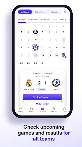 Real Madrid screenshot 3