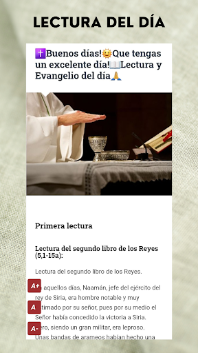 Biblia Católica en español screenshot 11