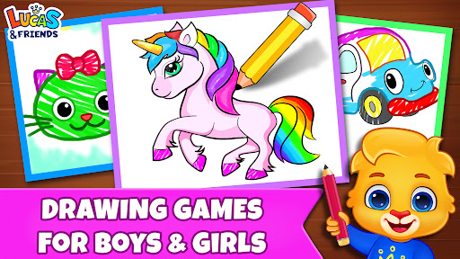 Drawing Games: Draw & Color screenshot 3