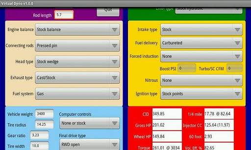 Virtual Dyno PRO screenshot 7