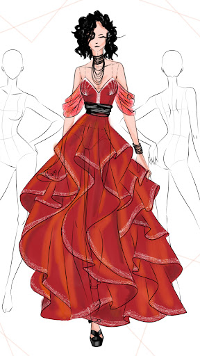 Fashion Design Sketches Book screenshot 5
