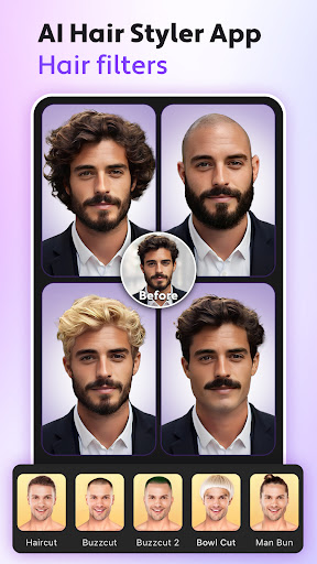 Hair Styler App, AI Hairstyle screenshot 5