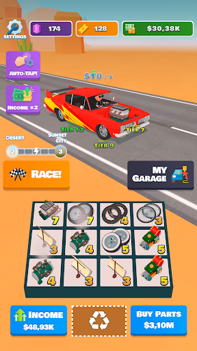 Idle Racer — Tap, Merge & Race screenshot 21