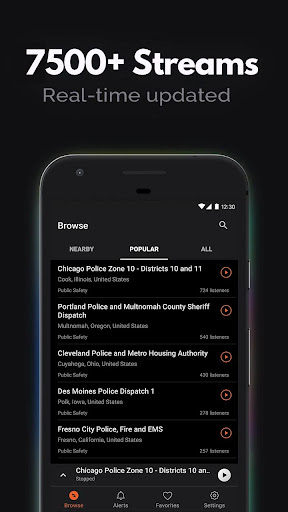Police Scanner - Live Radio screenshot 3