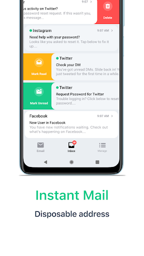 Temp Mail - Temporary Email screenshot 1