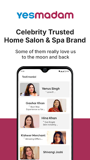YesMadam Salon & Spa at Home screenshot 5
