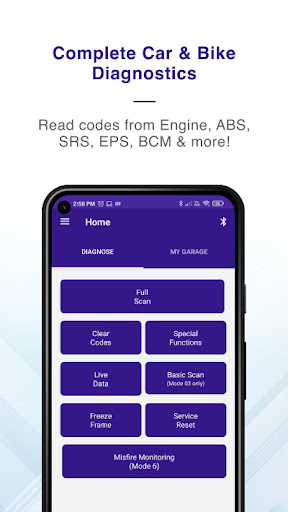 OBD Scanner ELM327: GaragePro screenshot 2