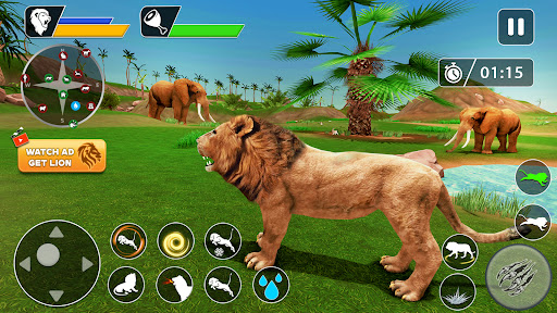 Lion Games Animal Simulator 3D screenshot 6