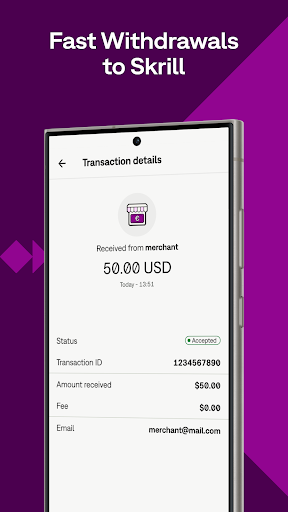 Skrill - Fast, secure payments screenshot 1