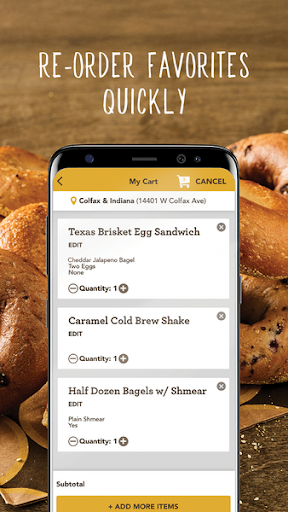 Einstein Bros Bagels screenshot 2