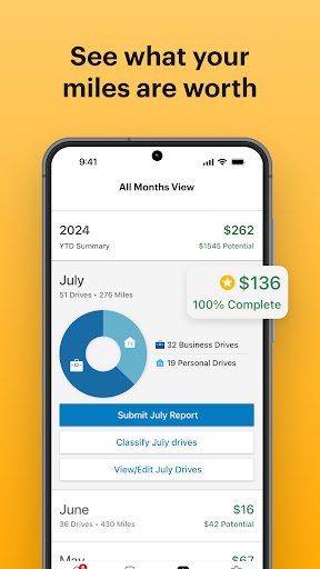 Mileage Tracker & Log - MileIQ screenshot 2