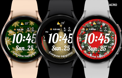 ACRO Happy Christmas Watchface screenshot 8