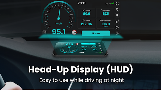 GPS Speedometer Odometer & HUD screenshot 30