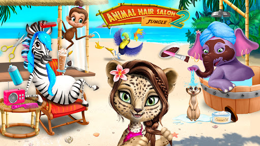 Jungle Animal Hair Salon 2 screenshot 3