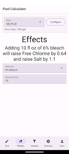 Pool-Calculator screenshot 1