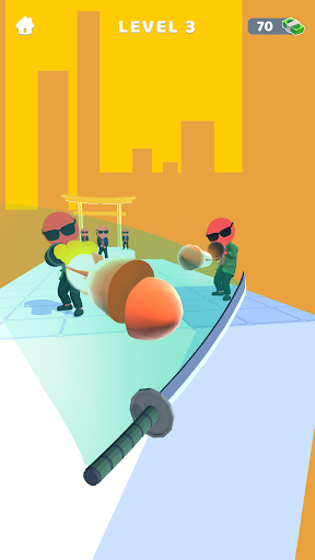 Sword Play! Ninja Slice Runner screenshot 1