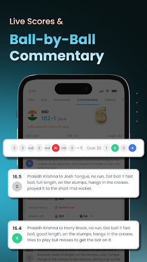Cricket LineX: Fast Live score screenshot 4