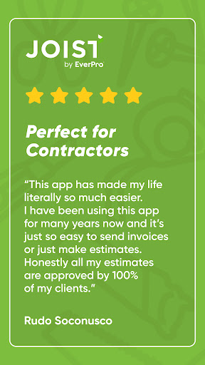 Joist Invoice & Estimate App screenshot 3