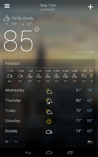 Yahoo Weather: Forecast & Maps screenshot 9
