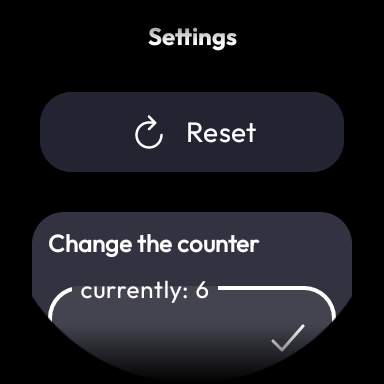 Counter for Wear OS screenshot 2