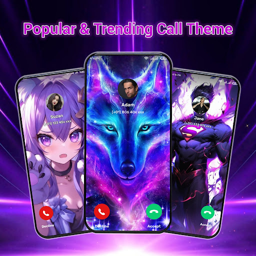 Color Call Theme, Call Screen screenshot 4