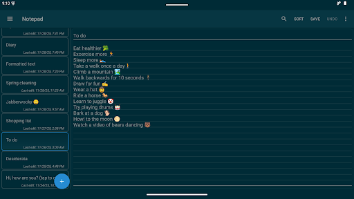 Notepad - simple notes screenshot 8