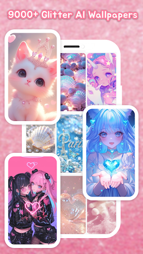 Glitter Wallpaper: Theme, Icon screenshot 3